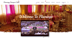 Desktop Screenshot of flamingobanquets.com